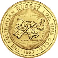 Australien Nugget 1987 1 oz Gold