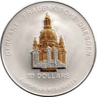 Nauru 10 Dollars 2004 - Europäische Denkmäler...