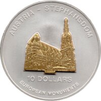 Nauru 10 Dollars 2005 - Europäische Denkmäler...