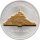 Nauru 10 Dollars 2006 - Europäische Denkmäler "Le Mont Saint Michel" - Silber PP Skulpturmünze teilvergoldet