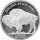 Round USA Buffalo/Indian Head 2 oz Silber