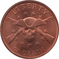 USA Silver Shield 2021 - Liberty or Death - 1 AVDP-Unze...