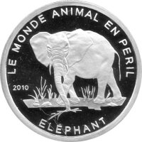 Elfenbeinküste 500 Francs 2010 - Bedrohte Tierwelt...