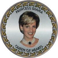 Uganda 1.000 Shillings 1997 - Königin der Herzen -...