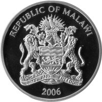 Malawi 50 Kwacha 2006 - XVIII. Fußball WM 2006 in Deutschland - Silber PP