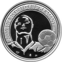 Belgien 20 Euro 2005 - XVIII. Fußball WM 2006 in Deutschland - Silber PP