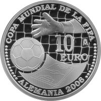 Spanien 10 Euro 2004 - XVIII. Fußball WM 2006 in...