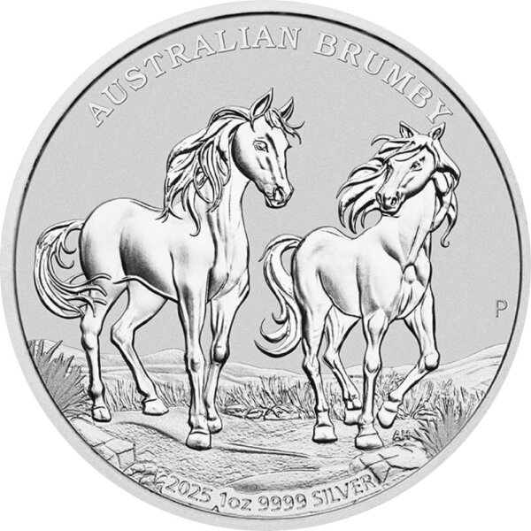 Australien Brumby 6. Ausgabe 2025 1 oz Silber | Wildpferd
