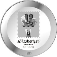 Bayern Oktoberfest Medaille 2025 1 oz Silber