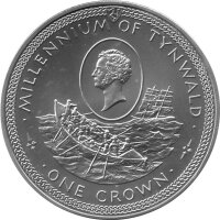 Isle of Man 1 Crown 1979 - 1000 Jahre Tynwald...