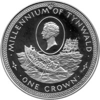 Isle of Man 1 Crown 1979 - 1000 Jahre Tynwald...