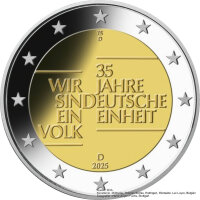 Deutschland 2 Euro 2025 "35 Jahre Deutsche...