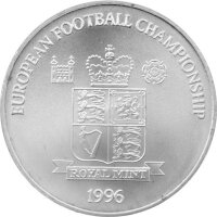 UK Medaille 1996 - Fußball Eurobameister "Franz Beckenbauer 1972" - Silber