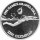 Rumänien 100 Lei 1996 - XXVI. Olympische Sommerspiele 1996 in Atlante "Schwimmen" - Silber PP