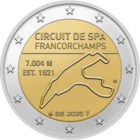 Belgien 2 Euro 2025 Rennstreck Spa-Francorchamps