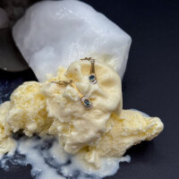Ohrrihge "Frostglanz" 333/1000 Gold - Vintage