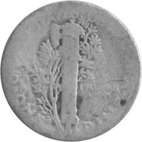 USA 10 Cent 1917 - Mercury Dime - Silber
