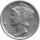 USA 10 Cent 1918 - Mercury Dime - Silber