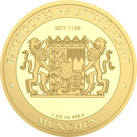 Bayern Thaler 1. Ausgabe Schloss Neuschwanstein 2025 1 oz Gold