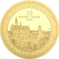 Bayern Thaler 1. Ausgabe Schloss Neuschwanstein 2025 1/10...