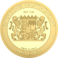 Bayern Thaler 1. Ausgabe Schloss Neuschwanstein 2025 1/25 oz Gold