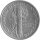 USA 10 Cent 1920 - Mercury Dime - Silber