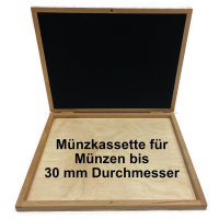 Münzkassette MERKUR für Münzen bis 30 mm