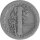 USA 10 Cent 1921 - Mercury Dime - Silber