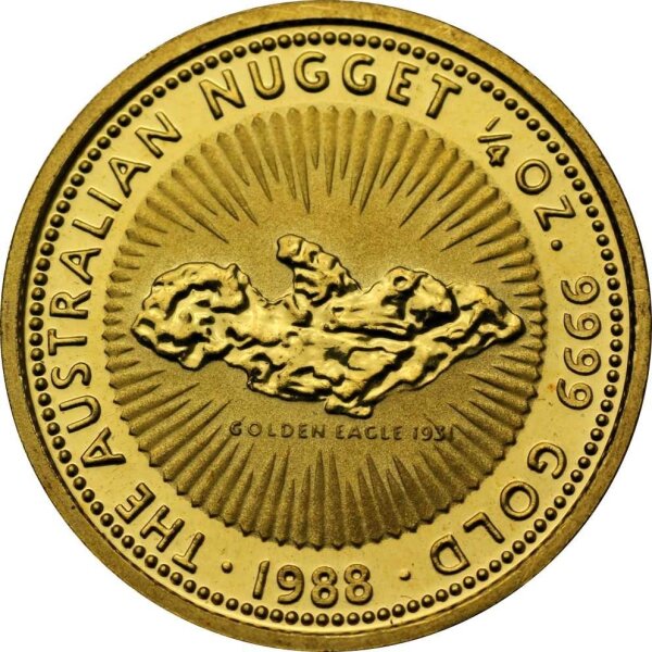 Australien Nugget 1988 1/2 oz Gold