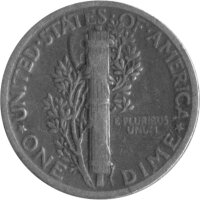 USA 10 Cent 1928 - Mercury Dime - Silber