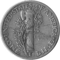 USA 10 Cent 1929 - Mercury Dime - Silber