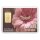 Geschenkbarren "Zur Taufe - Blume" 5 Gramm Gold