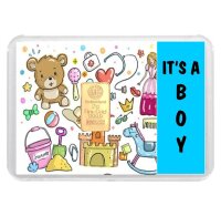 Geschenkbarren "Zur Geburt - Its a Boy" 2 Gramm...