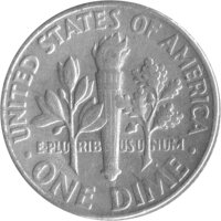 USA 10 Cent 1947 - Roosevelt Dime - Silber Philadelphia "o.Mzz." vz