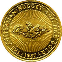Australien Nugget 1987 1/4 oz Gold