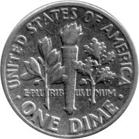 USA 10 Cent 1957 - Roosevelt Dime - Silber