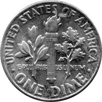USA 10 Cent 1963 - Roosevelt Dime - Silber