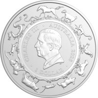 Australien RAM Lunar 2026 7. Ausgabe Jahr des Pferdes 1 oz Silber