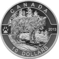 Kanada 10 Dollars 2013 - Oh Kanada "Wolf" -...