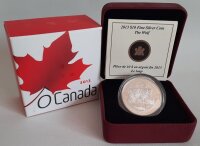 Kanada 10 Dollars 2013 - Oh Kanada "Wolf" - Silber PP