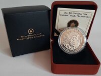 Kanada 20 Dollars 2013 - Ungezähmtes Kanada "Polarfuchs" - Silber PP