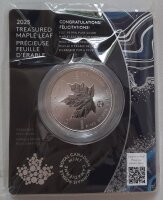 Kanada Maple Leaf 2025 - 1 oz Silber Privy Mark "Gratulation"