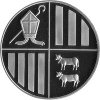 Andorra Eagle 2014 1 oz Silber - Polierte Platte