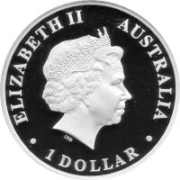 Australien 1 Dollar 2015 - Salzwasserkrokodiel - 1 oz Silber PP