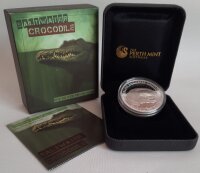 Australien 1 Dollar 2015 - Salzwasserkrokodiel - 1 oz Silber PP