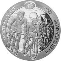 Ruanda Sporting Ounce 1. Ausgabe 2025 Cycling 1 oz Silber