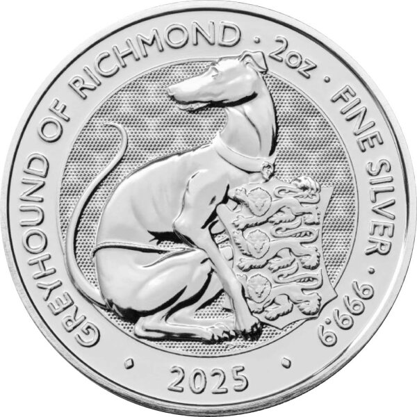 UK Tudor Beasts 8. Ausgabe 2026 Queens Lion 2 oz Silber