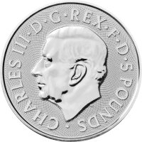 UK Tudor Beasts 8. Ausgabe 2026 Queens Lion 2 oz Silber