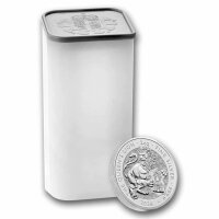 UK Tudor Beasts 8. Ausgabe 2026 Queens Lion 2 oz Silber