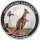 Australien 1 Dollar 2012 - Känguru - 1 oz Silber PP teilcoloriert
